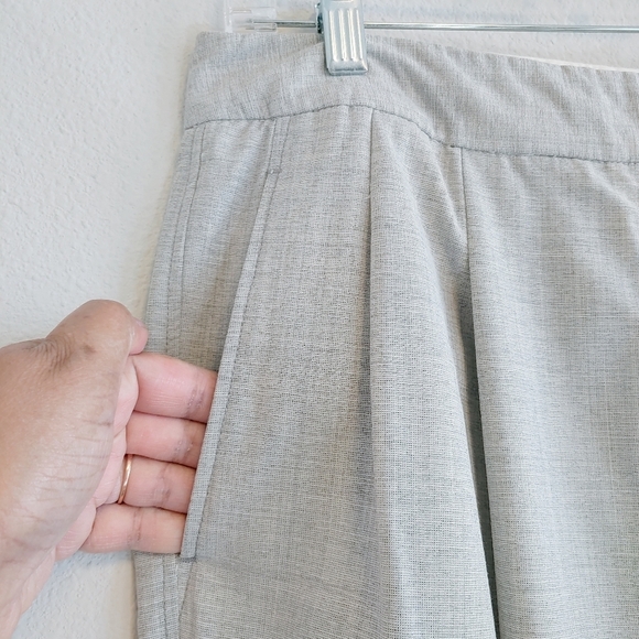 3.1 Phillip Lim Gray Virgin Wool Blend High Waisted Pants Sz 10 Quiet Luxury - Picture 3 of 11